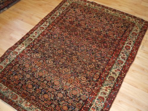 ANTIQUE MALAYER VILLAGE RUG HERATI DESIGN CIRCA 1900 - ADDITIONAL PHOTO 2