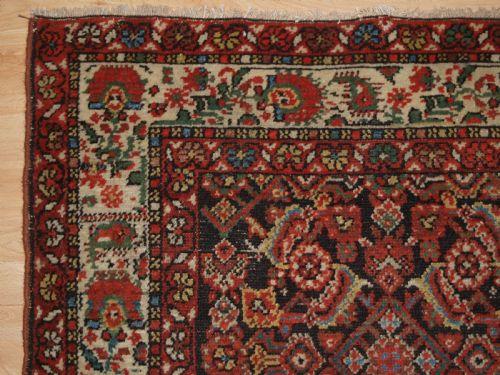 ANTIQUE MALAYER VILLAGE RUG HERATI DESIGN CIRCA 1900 - ADDITIONAL PHOTO 3