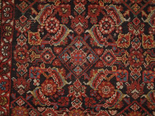 ANTIQUE MALAYER VILLAGE RUG HERATI DESIGN CIRCA 1900 - ADDITIONAL PHOTO 4