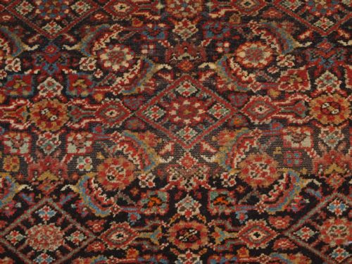 ANTIQUE MALAYER VILLAGE RUG HERATI DESIGN CIRCA 1900 - ADDITIONAL PHOTO 6