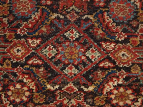 ANTIQUE MALAYER VILLAGE RUG HERATI DESIGN CIRCA 1900 - ADDITIONAL PHOTO 7