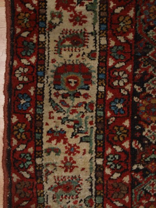 ANTIQUE MALAYER VILLAGE RUG HERATI DESIGN CIRCA 1900 - ADDITIONAL PHOTO 8