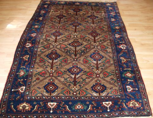 Antique Kurdish Hamadan Region Village Rug, Circa 1900/20.