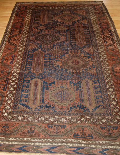 fig 1. ANTIQUE TIMURI BALUCH MAIN CARPET, WESTERN AFGHANISTAN, CIRCA 1880. 