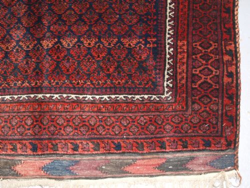ANTIQUE TIMURI BALUCH PRAYER RUG WITH DOKHTAREQAZI DESIGN CIRCA 190020 - ADDITIONAL PHOTO 11