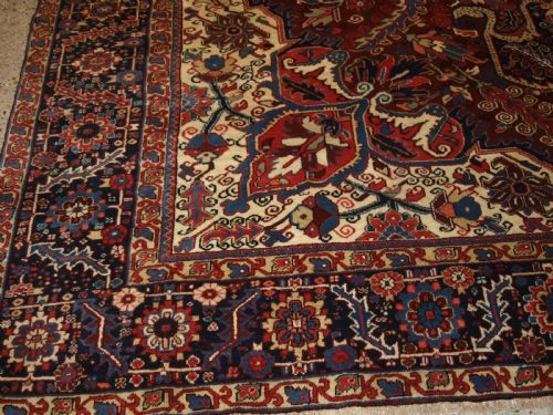 ANTIQUE HERIZ CARPET GREAT CONDITION AND LARGE SIZE CIRCA 1920 - ADDITIONAL PHOTO 6