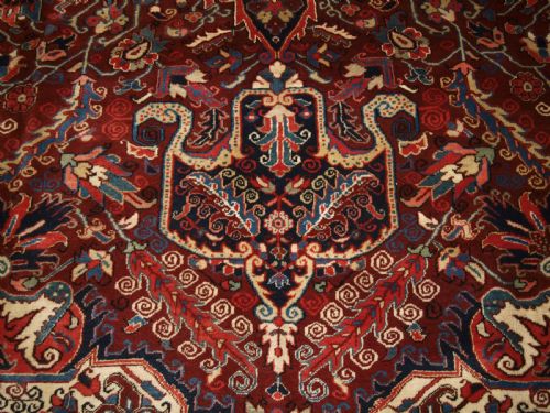 ANTIQUE HERIZ CARPET GREAT CONDITION AND LARGE SIZE CIRCA 1920 - ADDITIONAL PHOTO 9