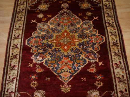 ANTIQUE TURKISH RUG FROM AVANOS IN CAPPADOCIA VERY SOFT WOOL CIRCA 190020 - ADDITIONAL PHOTO 5