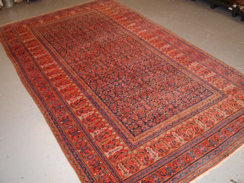 Antique Doroksh Carpet, Superb Soft Wool, Great Colours, Circa 1880.