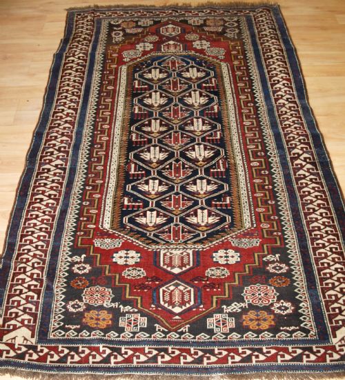 Antique Caucasian Shirvan Rug of the Bird Design, Circa 1900.