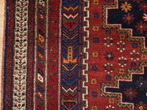 ANTIQUE AFSHAR RUG OF CLASSIC DESIGN CIRCA 1900 - ADDITIONAL PHOTO 3