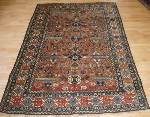 Old Ardabil Rug with Caucasian Perepedil Design, Circa 1920.
