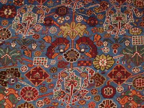 ANTIQUE TRIBAL QASHQAI RUG OF UNUSUAL DESIGN CIRCA 1880 - ADDITIONAL PHOTO 7