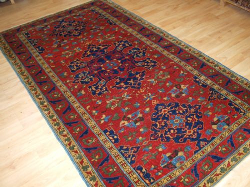 ANTIQUE TURKISH STAR USHAK DESIGN RUG BEAUTIFUL EXAMPLE CIRCA 190020 - ADDITIONAL PHOTO 1