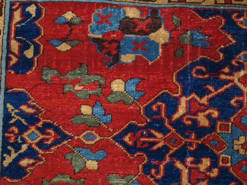 ANTIQUE TURKISH STAR USHAK DESIGN RUG BEAUTIFUL EXAMPLE CIRCA 190020 - ADDITIONAL PHOTO 9