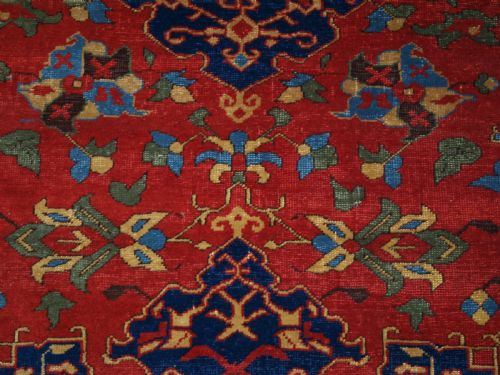 ANTIQUE TURKISH STAR USHAK DESIGN RUG BEAUTIFUL EXAMPLE CIRCA 190020 - ADDITIONAL PHOTO 10