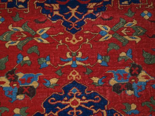 ANTIQUE TURKISH STAR USHAK DESIGN RUG BEAUTIFUL EXAMPLE CIRCA 190020 - ADDITIONAL PHOTO 14