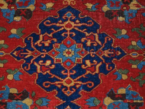 ANTIQUE TURKISH STAR USHAK DESIGN RUG BEAUTIFUL EXAMPLE CIRCA 190020 - ADDITIONAL PHOTO 15