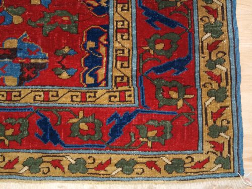 ANTIQUE TURKISH STAR USHAK DESIGN RUG BEAUTIFUL EXAMPLE CIRCA 190020 - ADDITIONAL PHOTO 17