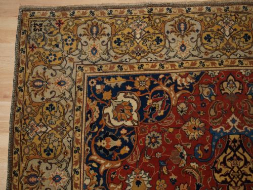 ANTIQUE SAROUK RUG VERY FINE WEAVE OUTSTANDING CONDITION CIRCA 1900 - ADDITIONAL PHOTO 2