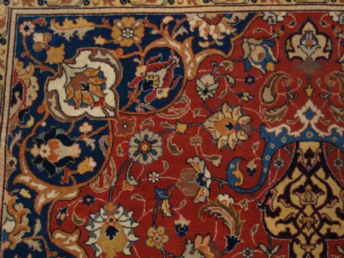 ANTIQUE SAROUK RUG VERY FINE WEAVE OUTSTANDING CONDITION CIRCA 1900 - ADDITIONAL PHOTO 6
