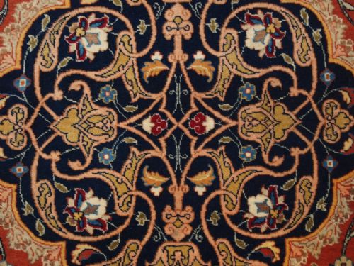 ANTIQUE SAROUK RUG VERY FINE WEAVE OUTSTANDING CONDITION CIRCA 1900 - ADDITIONAL PHOTO 8