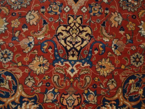 ANTIQUE SAROUK RUG VERY FINE WEAVE OUTSTANDING CONDITION CIRCA 1900 - ADDITIONAL PHOTO 10