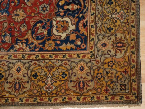 ANTIQUE SAROUK RUG VERY FINE WEAVE OUTSTANDING CONDITION CIRCA 1900 - ADDITIONAL PHOTO 11