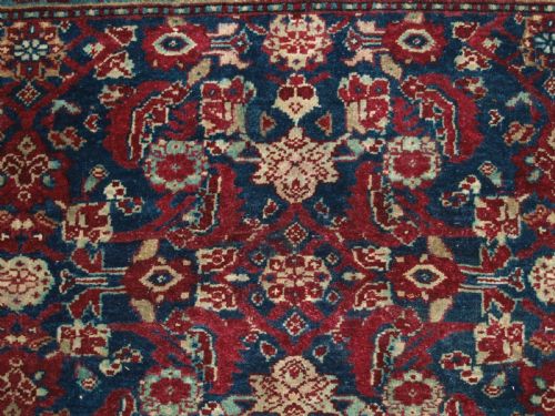 ANTIQUE INDIAN AGRA RUG ALL OVER DESIGN WITH SUPERB RICH COLOURS CIRCA 1890 - ADDITIONAL PHOTO 7