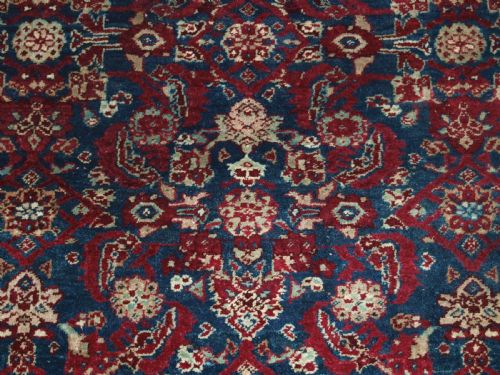 ANTIQUE INDIAN AGRA RUG ALL OVER DESIGN WITH SUPERB RICH COLOURS CIRCA 1890 - ADDITIONAL PHOTO 9