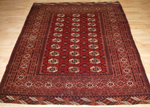 Antique Tekke Turkmen Rug, Excellent Colour, Good Furnishing Rug, Circa 1900.
