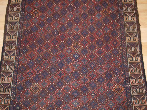 ANTIQUE KURDISH SOUMAK KILIM BY THE QUCHAN KURDS CIRCA 1900 - ADDITIONAL PHOTO 5