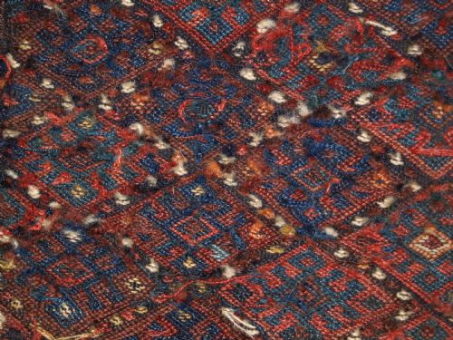 ANTIQUE KURDISH SOUMAK KILIM BY THE QUCHAN KURDS CIRCA 1900 - ADDITIONAL PHOTO 11