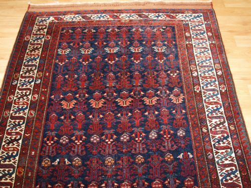 ANTIQUE KURDISH KELLEH LONG RUG WITH DRAGON BORDER CIRCA 1900 - ADDITIONAL PHOTO 2