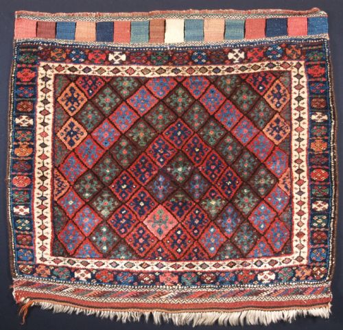Antique Jaf Kurd Bag Face of Large Size, Superb Condition, Circa 1900.