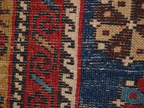 ANTIQUE CAUCASIAN SHIRVAN RUG WITH GYMYL MEDALLION DESIGN CIRCA 1900 - ADDITIONAL PHOTO 14