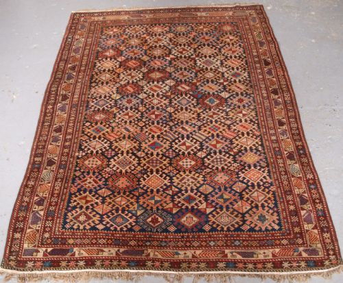 Antique Caucasian Shirvan Marasali Rug, Very Fine, Circa 1890.