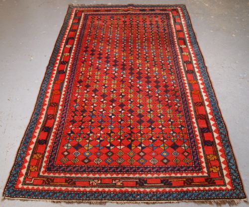 Antique Kurdish Village Rug, Great Furnishing Rug, Circa 1920.