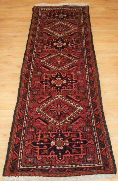 Old Karaja Narrow Runner of Traditional Design, Small Size, Circa 1920.