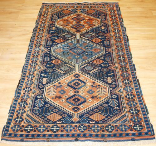 Old Turkish Yagcebedir Village Rug with Caucasian Shirvan Design, Circa 1930.
