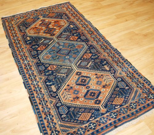 fig 1. OLD TURKISH YAGCEBEDIR VILLAGE RUG WITH CAUCASIAN SHIRVAN DESIGN, CIRCA 1930.