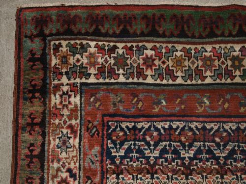 ANTIQUE KURDISH RUNNER OR CORRIDOR CARPET ALL OVER SHRUB DESIGN CIRCA 1900 - ADDITIONAL PHOTO 2