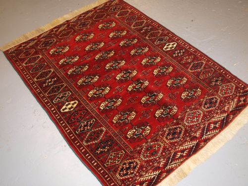 fig 1. OLD AFGHAN TURKMEN RUG, EXCELLENT CONDITION, GOOD COLOUR, CIRCA 1920/30.