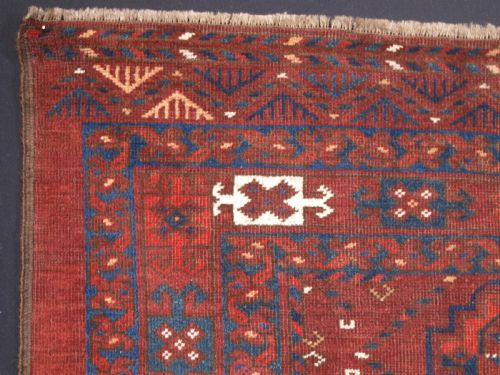 ANTIQUE ERSARI TURKMEN 12 GUL CHUVAL GOOD CONDITION AND COLOUR CIRCA 1900 - ADDITIONAL PHOTO 3