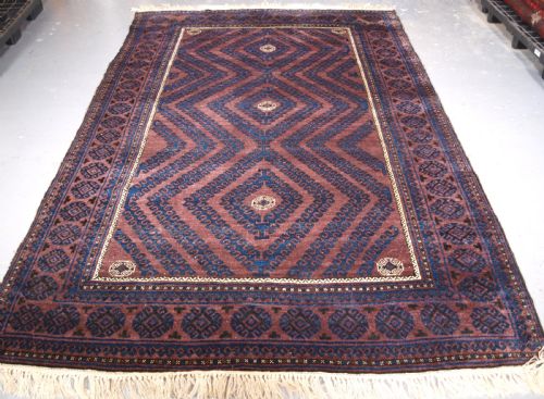 Antique Mushwani Baluch Main Carpet, Excellent Condition, Circa 1900/20.
