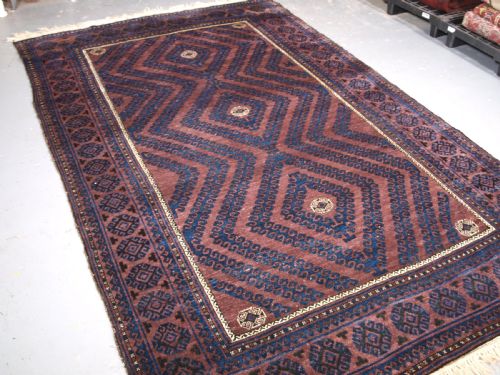 fig 1. ANTIQUE MUSHWANI BALUCH MAIN CARPET, EXCELLENT CONDITION, CIRCA 1900/20.