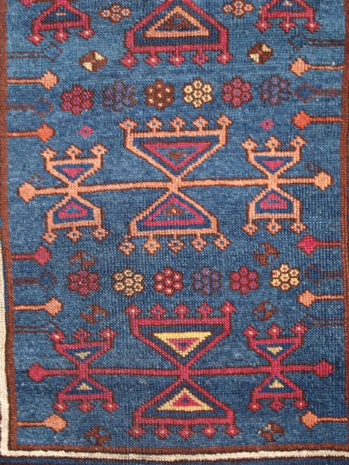 ANTIQUE EAST ANATOLIAN YURUK PRAYER RUG SUPERB COLOUR 2ND HALF 19TH CENTURY - ADDITIONAL PHOTO 6