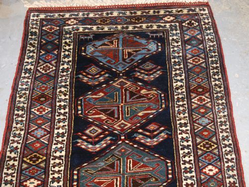 fig 1. ANTIQUE KURDISH RUNNER, LONG LENGTH, EXCELLENT CONDITION, CIRCA 1920.