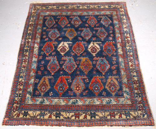 Antique Caucasian Derbent Rug with Boteh Design, Circa 1900.