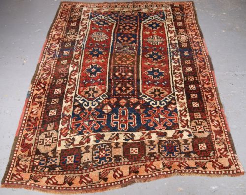 ANTIQUE TURKISH BERGAMA REGION KARAKECILI RUG RUSTIC CHARM CIRCA 1900 - ADDITIONAL PHOTO 1
